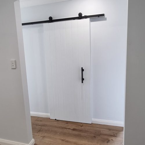 A Nice Touch. Barn Doors!
